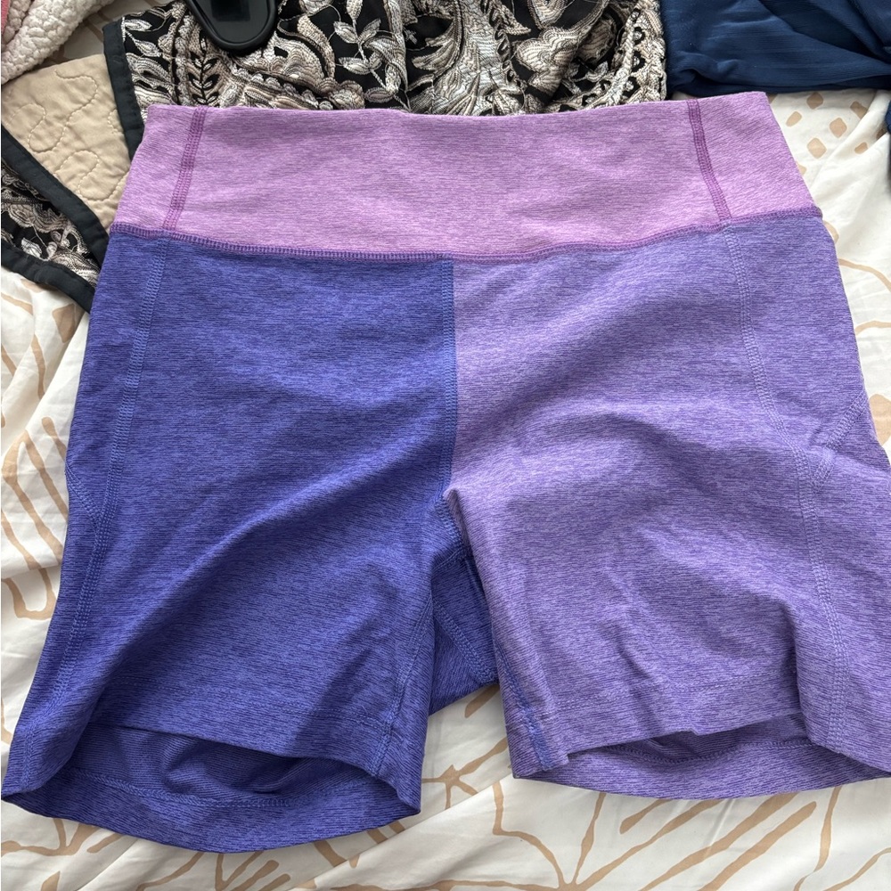Outdoor Voices Purple Bike Shorts Comfortable Fit